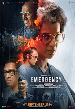 Emergency_movie_poster – Housefull Emergency Movie Poster: Explore the gripping tale of India's Emergency through the eyes of Indira Gandhi in the upcoming film "Emergency." Kangana Ranaut delivers a powerful performance as the controversial Prime Minister.
