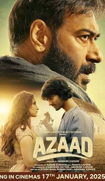 azaad-2025 β Housefull Azaad is a 2025 Indian Hindi-language period action comedy romantic drama film directed by Abhishek Kapoor and produced by Ronnie Screwvala In 1920s India, a young stable boy bonds with a spirited horse. Amid rebellion and tyranny, his quest to ride the majestic animal becomes a journey of courage, awakening him to the country's fight for freedom.