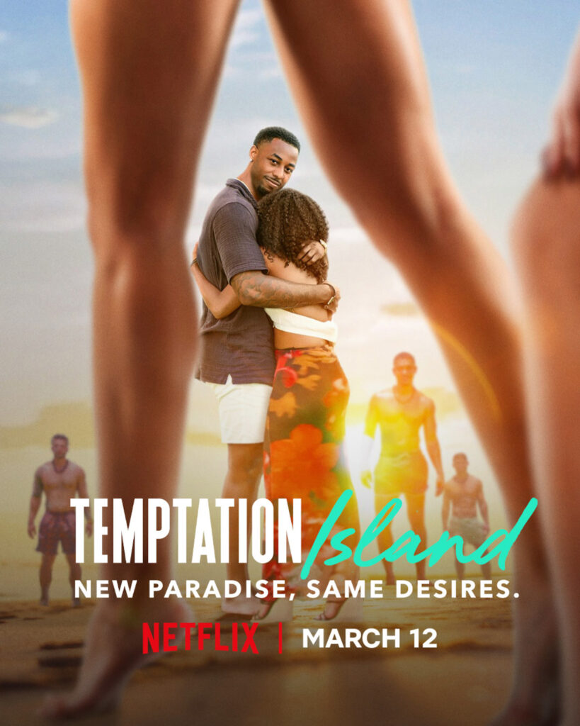 tempatetion-island-1. – Housefull In this spicy update to the hit reality series, four couples test their relationships by shacking up with eligible singles on a tropical island. Couples travel to a tropical paradise where they are forced to decide if they're ready to commit to one another for the rest of their lives.