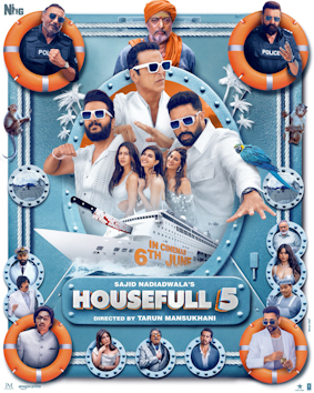 Housefull_5 β Housefull Housefull 5 is an upcoming Indian Hindi-language comedy thriller film co-written and directed by Tarun Mansukhani and produced by Sajid Nadiadwala, Warda Nadiadwala and Firuzi Khan under production banner, Nadiadwala Grandson Entertainment. It marks the fifth installment of the Housefull franchise. It is scheduled to release on June 6, 2025