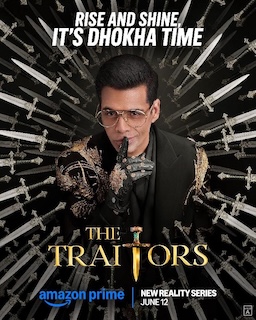 traitor-india – Housefull Based on the Dutch format De Verraders, contestants are divided into “Traitors” and “Faithfuls” in a deadly game of deception. Nightly eliminations, secret alliances, and high-stakes drama await.
